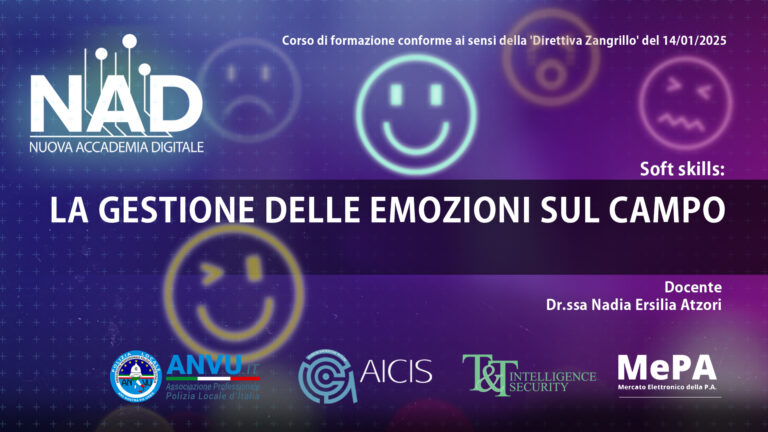 La gestione delle emozioni sul campo